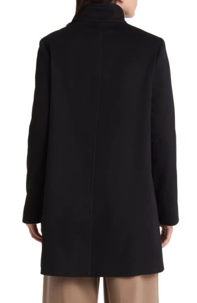 Fleurette Dawn Stand Collar Wool Car Coat