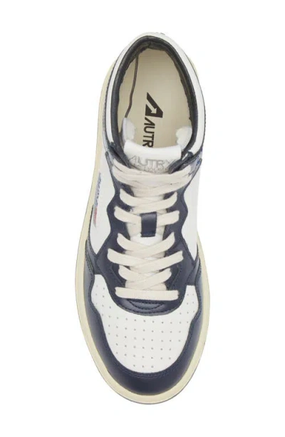Autry Bicolor Medalist High-top Sneakers In White