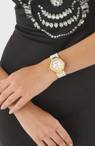 Philipp Plein The Hexagon Silicone Watch Woman Wrist Watch Gold Size Onesize Stainless Steel