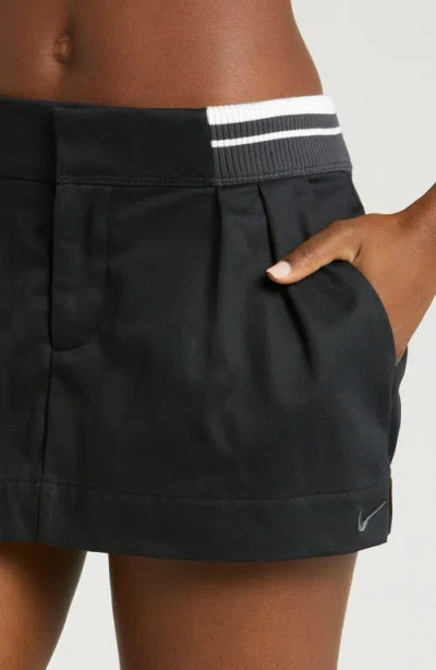 Nike Sportswear Low Rise Canvas Miniskirt