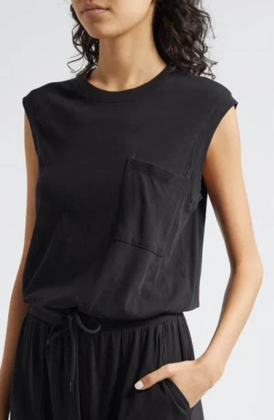 Atm Anthony Thomas Melillo High Torsion Cotton-jersey Jumpsuit