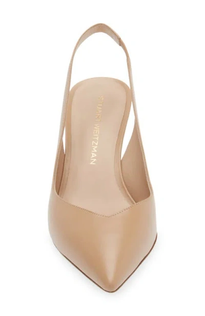 Stuart Weitzman Eva Pointed Toe Slingback Pump