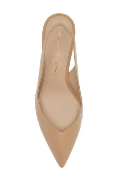Stuart Weitzman Eva Pointed Toe Slingback Pump