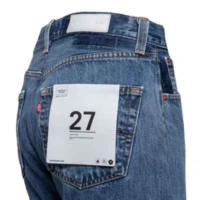 Re/done High-rise Slim-fit Jeans In Blue