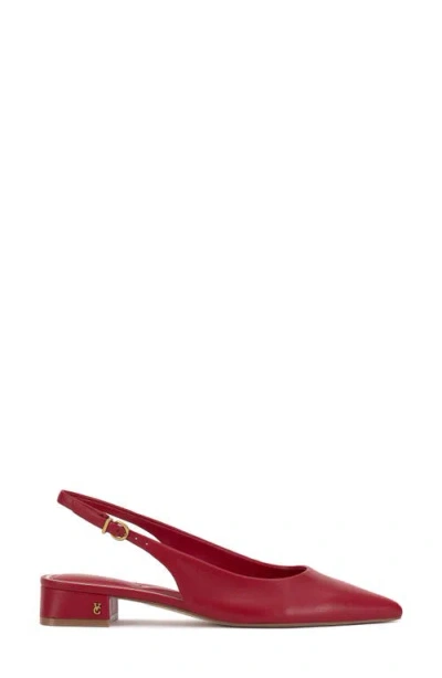 Vince Camuto Valiey Slingback Flat In Red