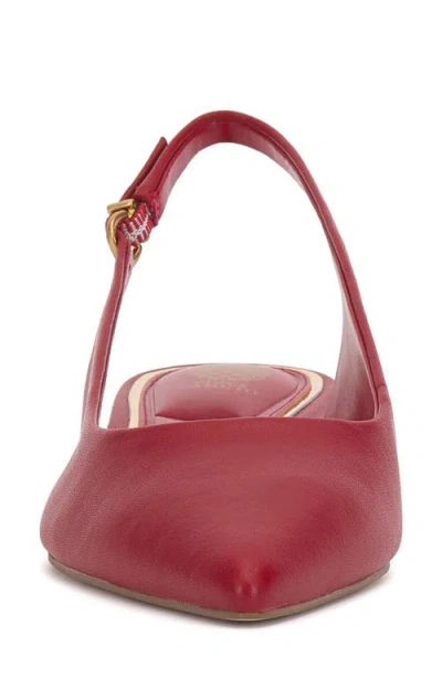 Vince Camuto Valiey Slingback Flat In Red
