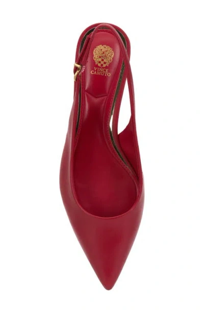 Vince Camuto Valiey Slingback Flat In Red