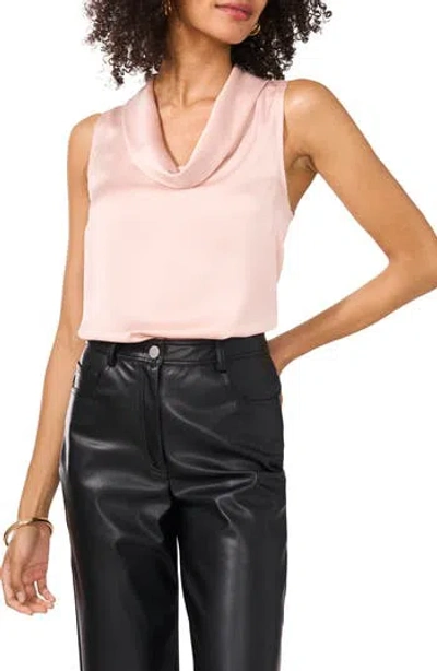 Vince Camuto Hammered Satin Sleeveless Cowl Neck Top