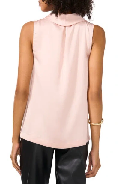 Vince Camuto Hammered Satin Sleeveless Cowl Neck Top