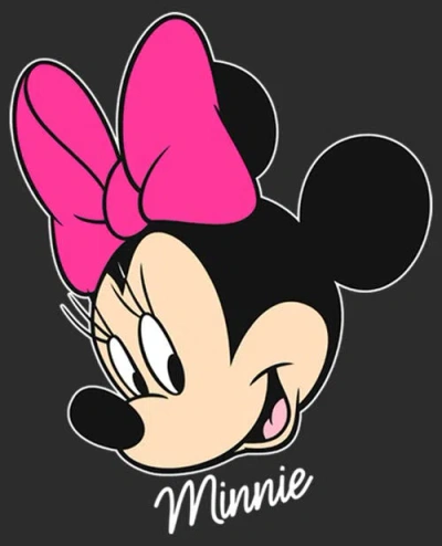 Mickey & Friends Minnie Mouse Big Face  Graphic T-shirt