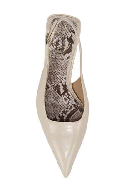 Sam Edelman Odette Slingback Pump Alpine Ivory Leather