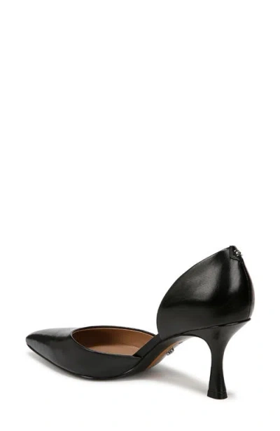 Sam Edelman Victoria Pointed Toe Pump Black Leather