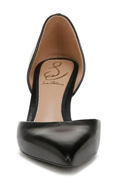 Sam Edelman Victoria Pointed Toe Pump Black Leather