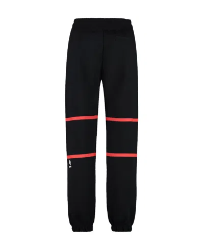 Gcds Logo Print Drawstring Sweatpants In Black