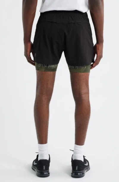 Roark Bommer Lined Training Shorts In Black
