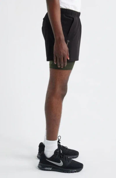 Roark Bommer Lined Training Shorts In Black