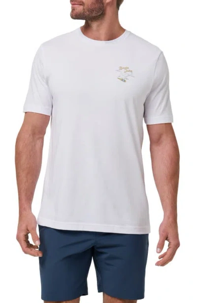 Travismathew Drink Ticket Graphic T-shirt In White