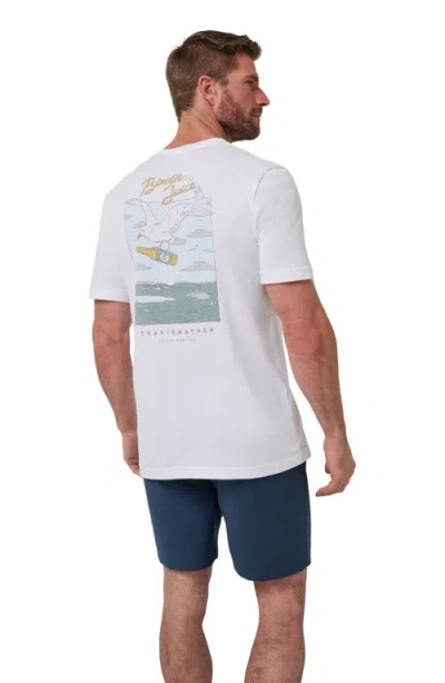 Travismathew Drink Ticket Graphic T-shirt In White