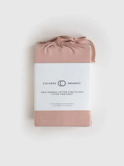 Colored Organics Organic Fitted Crib Sheet In Pink