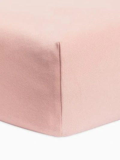 Colored Organics Organic Fitted Crib Sheet In Pink