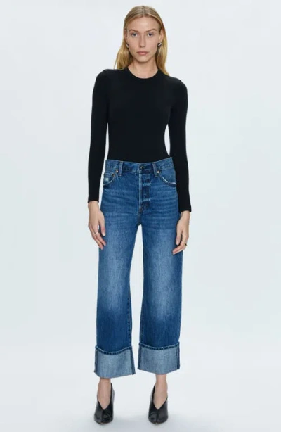 Pistola Ryder High-rise Cuffed Straight Jeans