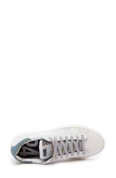 P448 Thea Platform Sneaker In White