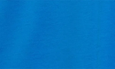 Moncler Double Logo Patch Cotton T-shirt In Blue