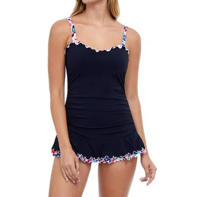 Profile By Gottex D-cup Underwire One Piece Swimsuit In Leopard