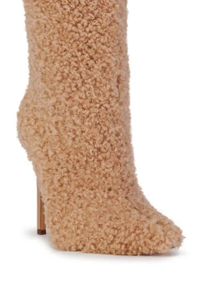 Azalea Wang Paityn Faux Shearling Knee High Boot