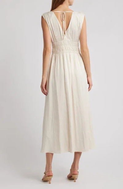 Rails Lilith Tie Front Midi Dress In White