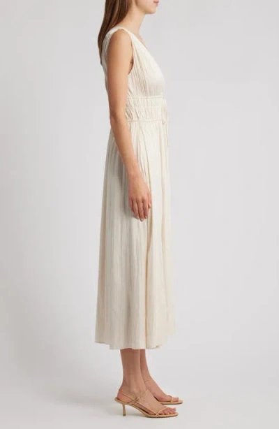 Rails Lilith Tie Front Midi Dress In White