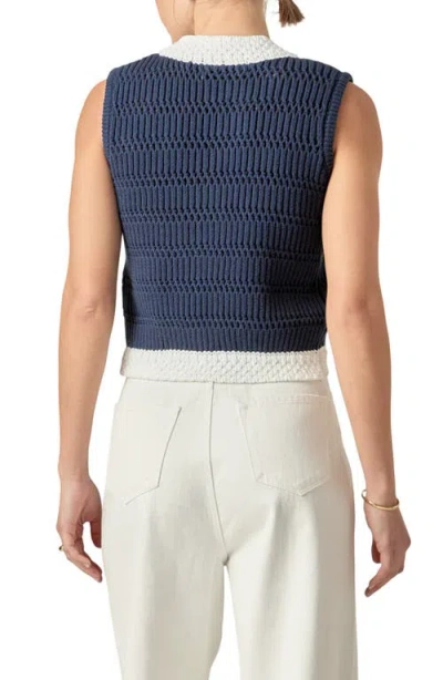English Factory Contrast Sweater Vest