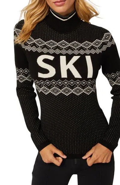 Alp N Rock Goldie Intarsia Mock Neck Sweater