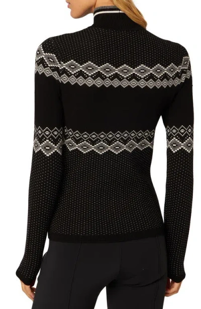 Alp N Rock Goldie Intarsia Mock Neck Sweater
