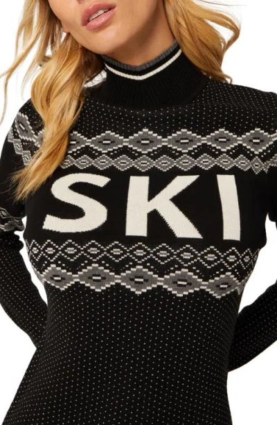 Alp N Rock Goldie Intarsia Mock Neck Sweater