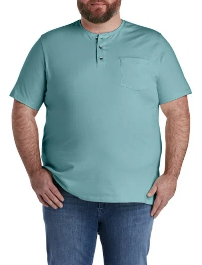 Harbor Bay By Dxl Slub Henley Shirt