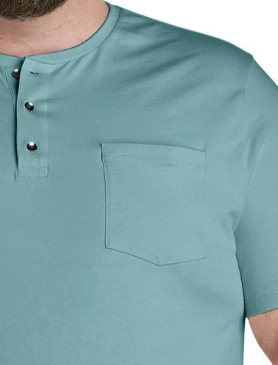 Harbor Bay By Dxl Slub Henley Shirt