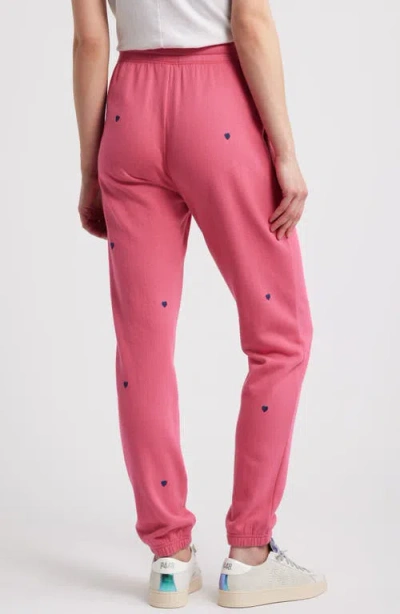 Rails Kingston Heart Embroidery Cotton Blend Joggers