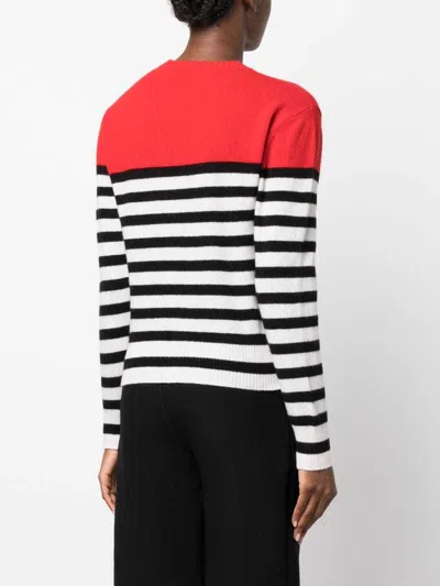 Philosophy Di Lorenzo Serafini Intarsia-logo Striped Sweatshirt In Multi