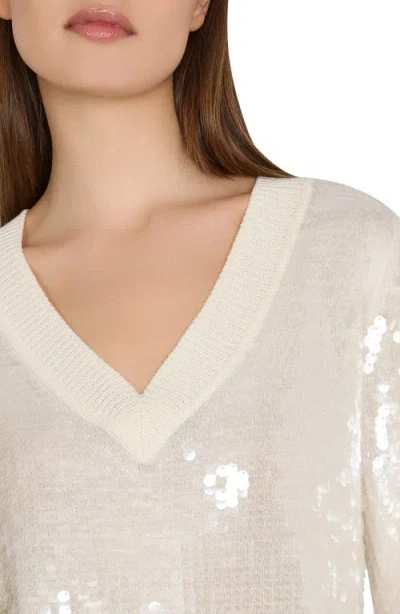 Milly Ilaria Sequin Sweater