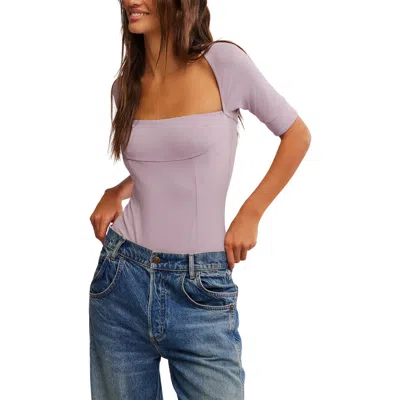 Free People Everly Square Neck Bodysuit