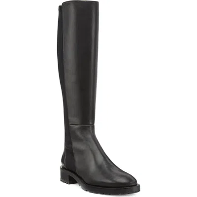 Stuart Weitzman 5050 Leather Lug-sole Knee Boots