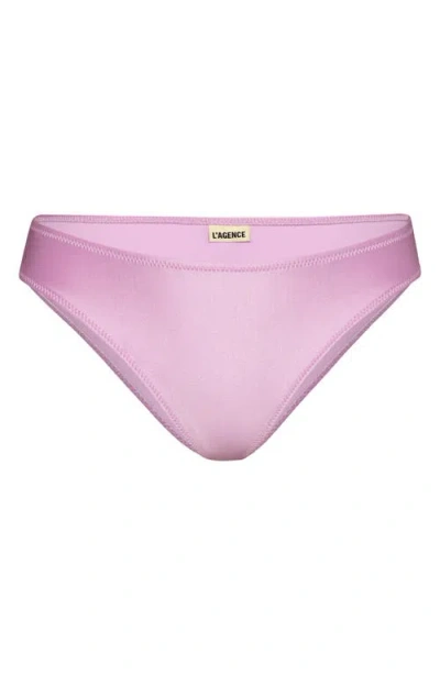 L Agence L'agence Nicole Shimmer Classic Bikini Bottom