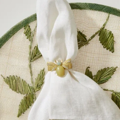 Joanna Buchanan Straw Placemat, Set Of Four In Green