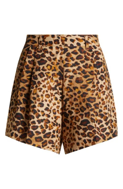 Vitamin A The Getaway Linen Pull-on Shorts