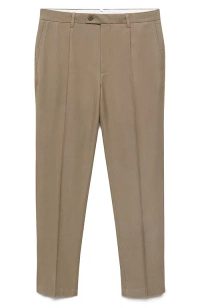 Mango Men's Slim-fit Cotton Pants In Gray