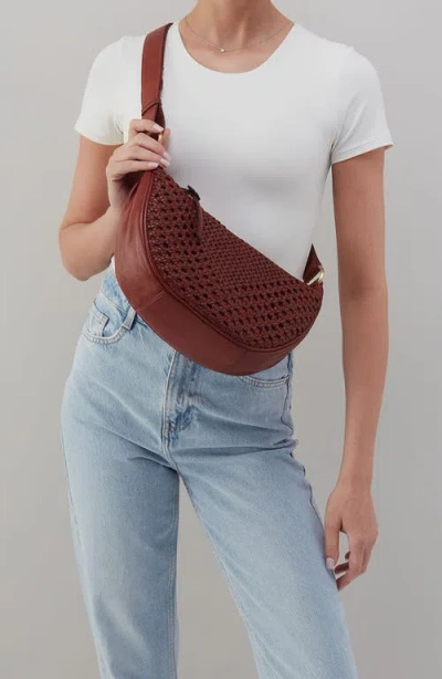 Hobo Hazel Woven Leather Sling Bag