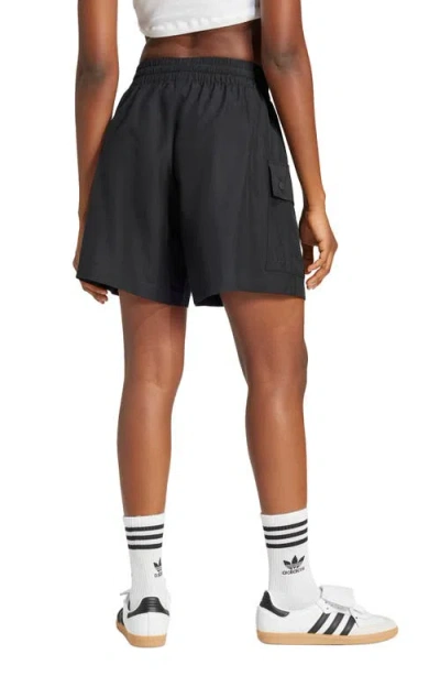 Adidas Originals Essentials Cargo Shorts In Black