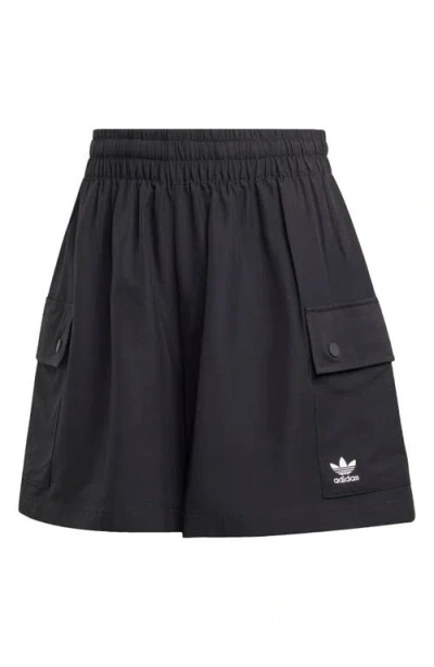 Adidas Originals Essentials Cargo Shorts In Black
