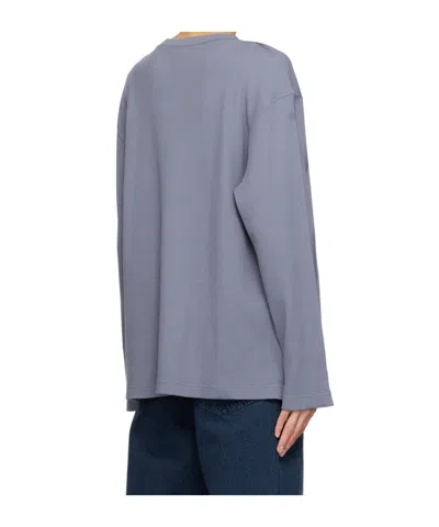 Hope Blue Flame Long Sleeve T-shirt In Blue